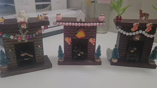 Resin made fireplace