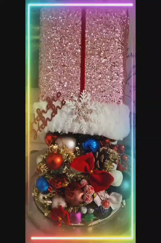 upside down box christmas ornament