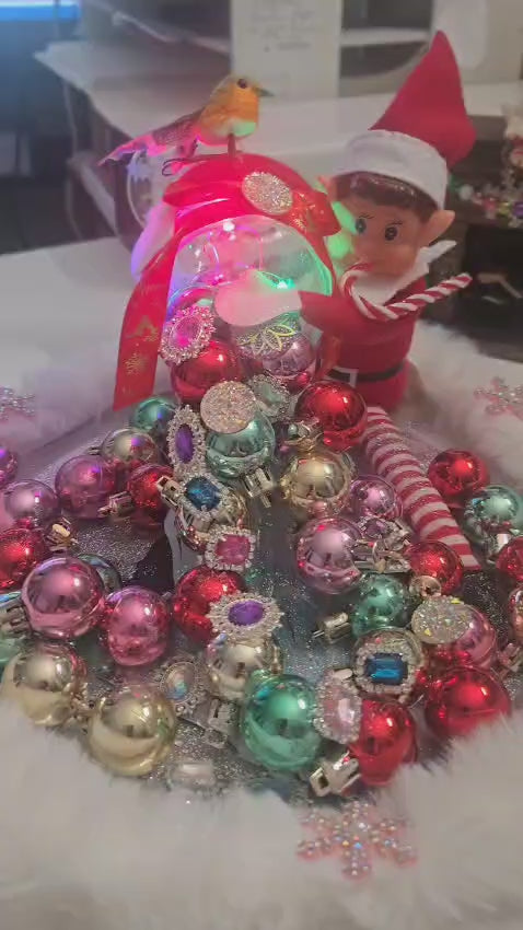 Naughty Elf Christmas table centerpiece